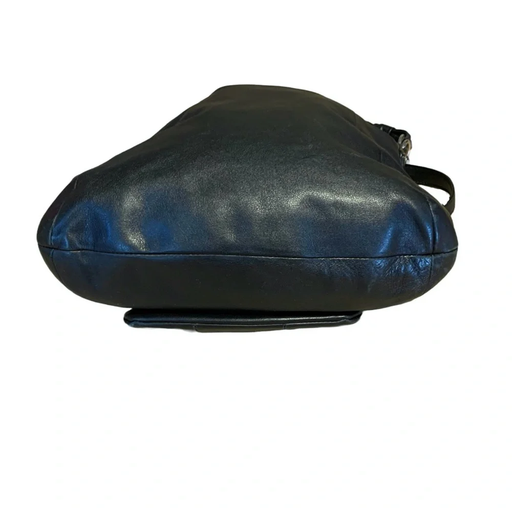 COACH “KRISTIN” BLACK LEATHER 14783 SHOULDER BAG